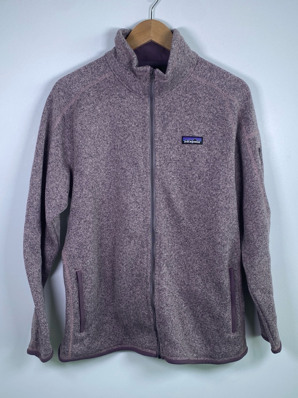 Patagonia Lavender Women’s Full-Zip Fleece Jacket Size XL
